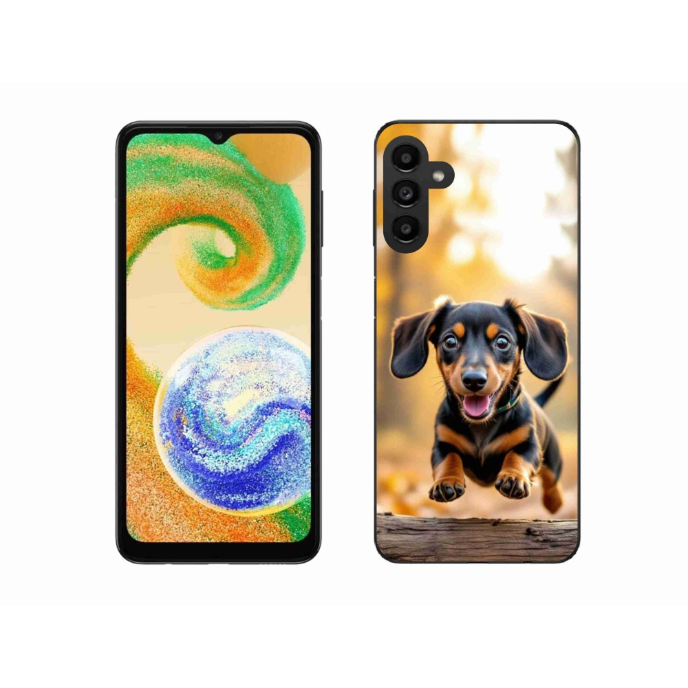 Gélový kryt mmCase na Samsung Galaxy A04s - jazvečík 2