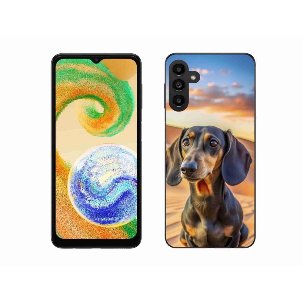 Gélový kryt mmCase na Samsung Galaxy A04s - jazvečík 3