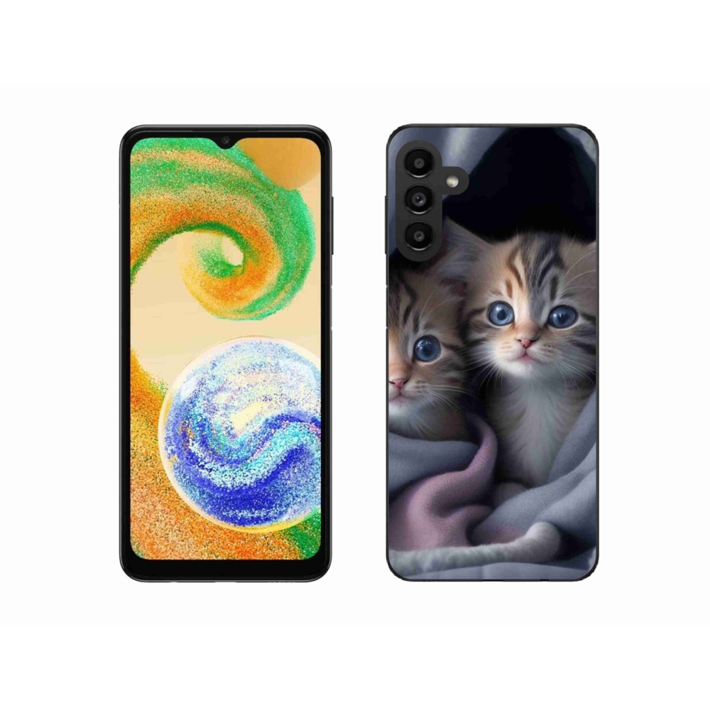 Gélový kryt mmCase na Samsung Galaxy A04s - mačacie duo 2