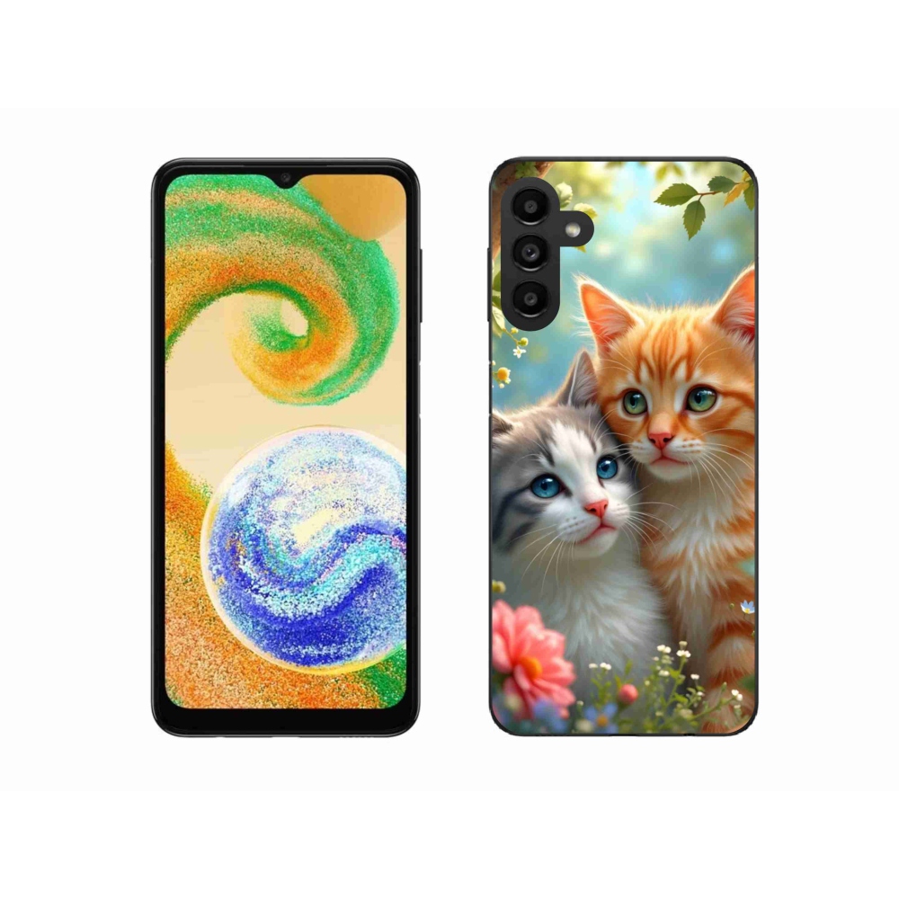 Gélový kryt mmCase na Samsung Galaxy A04s - mačacia láska 2