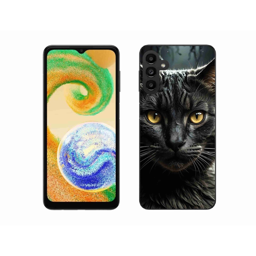 Gélový kryt mmCase na Samsung Galaxy A04s - mačacie pohľad 3