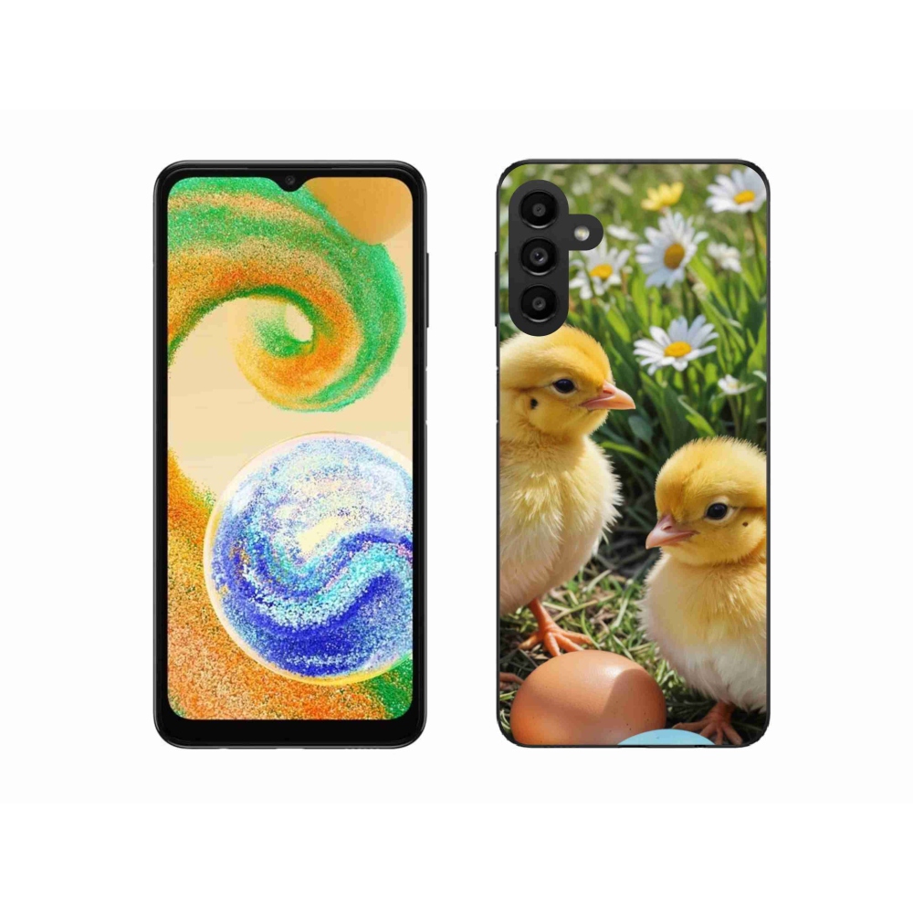 Gélový kryt mmCase na Samsung Galaxy A04s - kuriatka