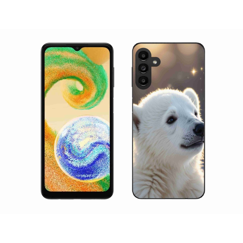 Gélový kryt mmCase na Samsung Galaxy A04s - ľadový medveď