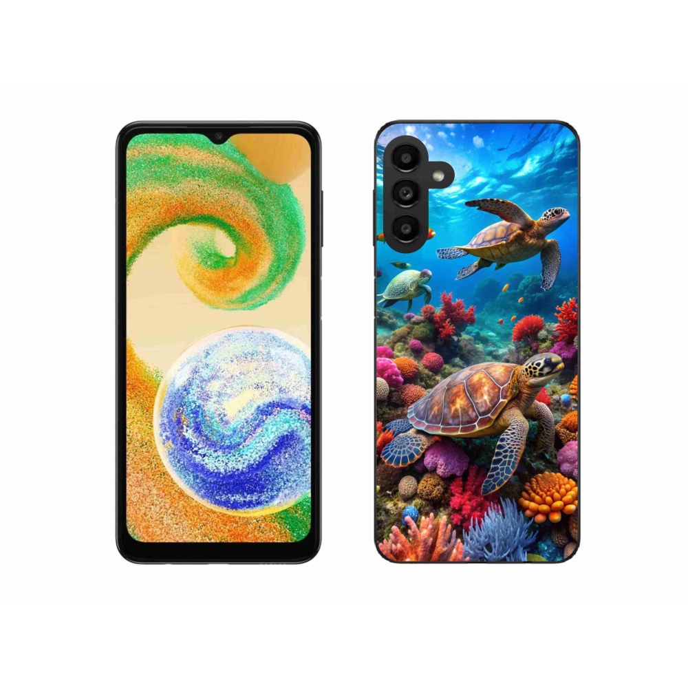Gélový kryt mmCase na Samsung Galaxy A04s - morský svet 2