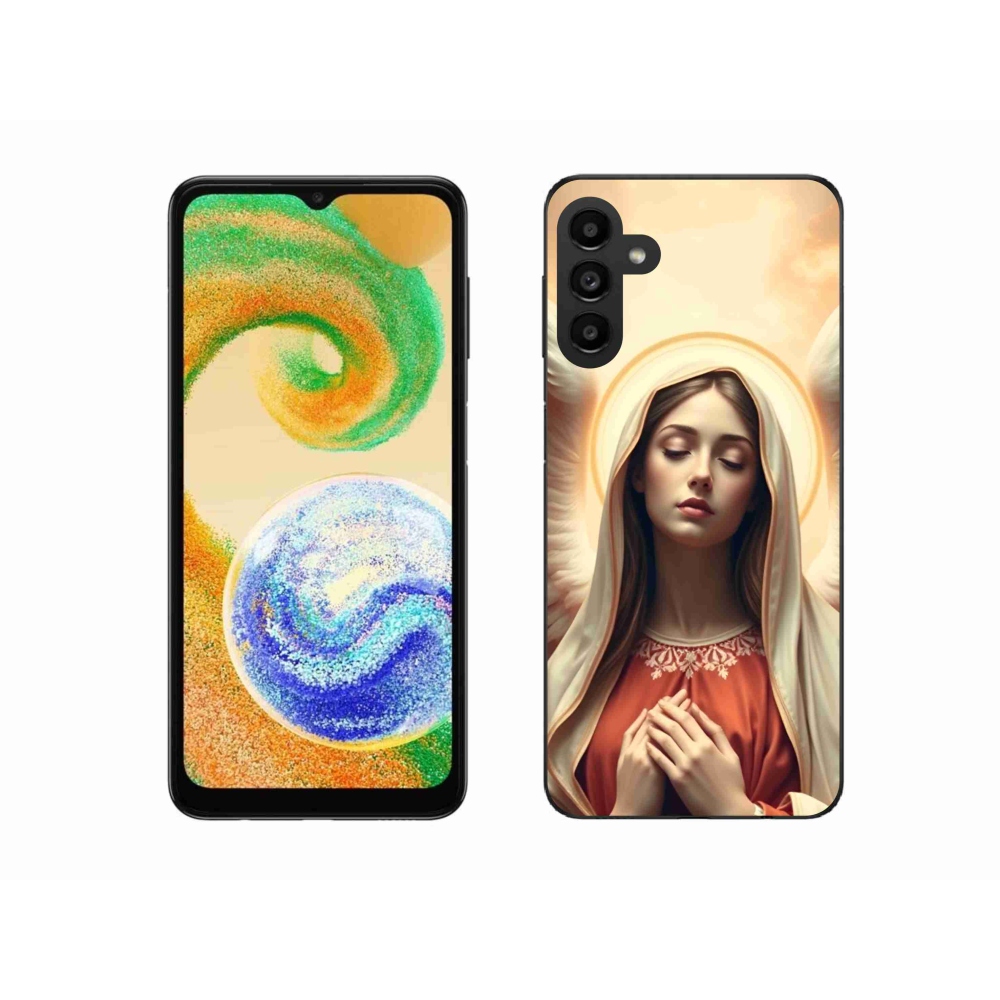 Gélový kryt mmCase na Samsung Galaxy A04s - náboženský motív