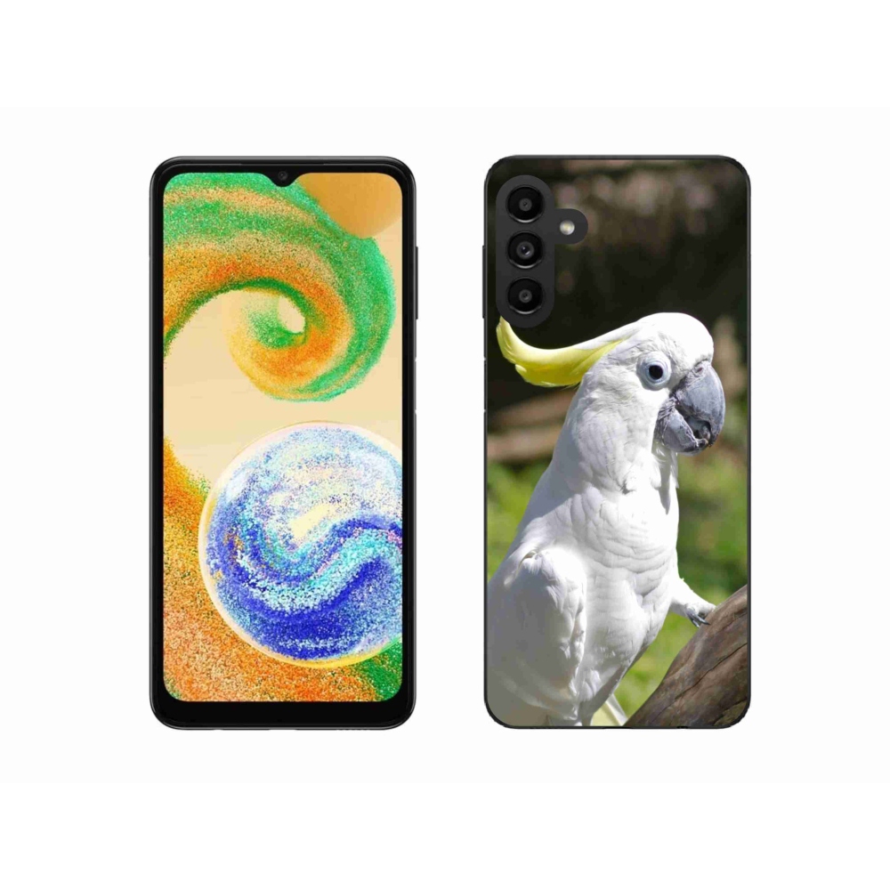 Gélový kryt mmCase na Samsung Galaxy A04s - papagáj kakadu 2