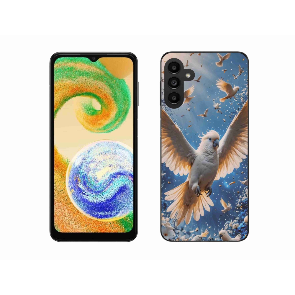 Gélový kryt mmCase na Samsung Galaxy A04s - papagáj kakadu
