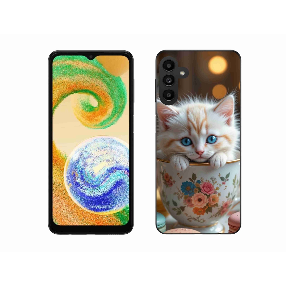 Gélový kryt mmCase na Samsung Galaxy A04s - roztomilé mačiatko 6