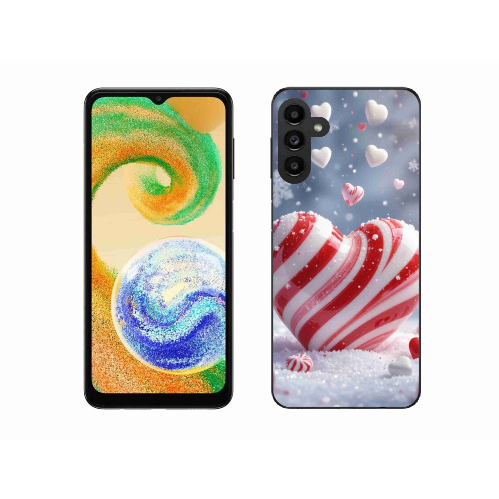 Gélový kryt mmCase na Samsung Galaxy A04s - sladké srdce