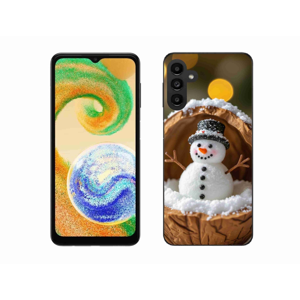 Gélový kryt mmCase na Samsung Galaxy A04s - snehuliak 4