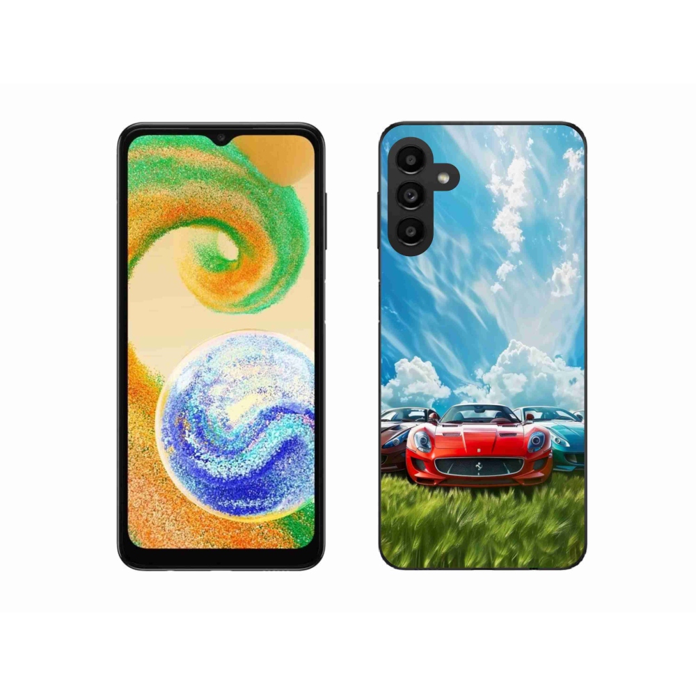 Gélový kryt mmCase na Samsung Galaxy A04s - športové vozidlá