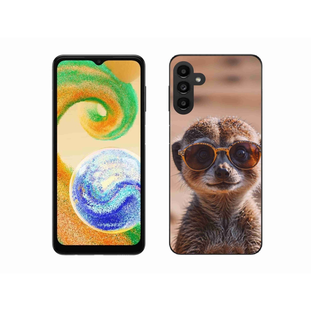 Gélový kryt mmCase na Samsung Galaxy A04s - štýlová surikata
