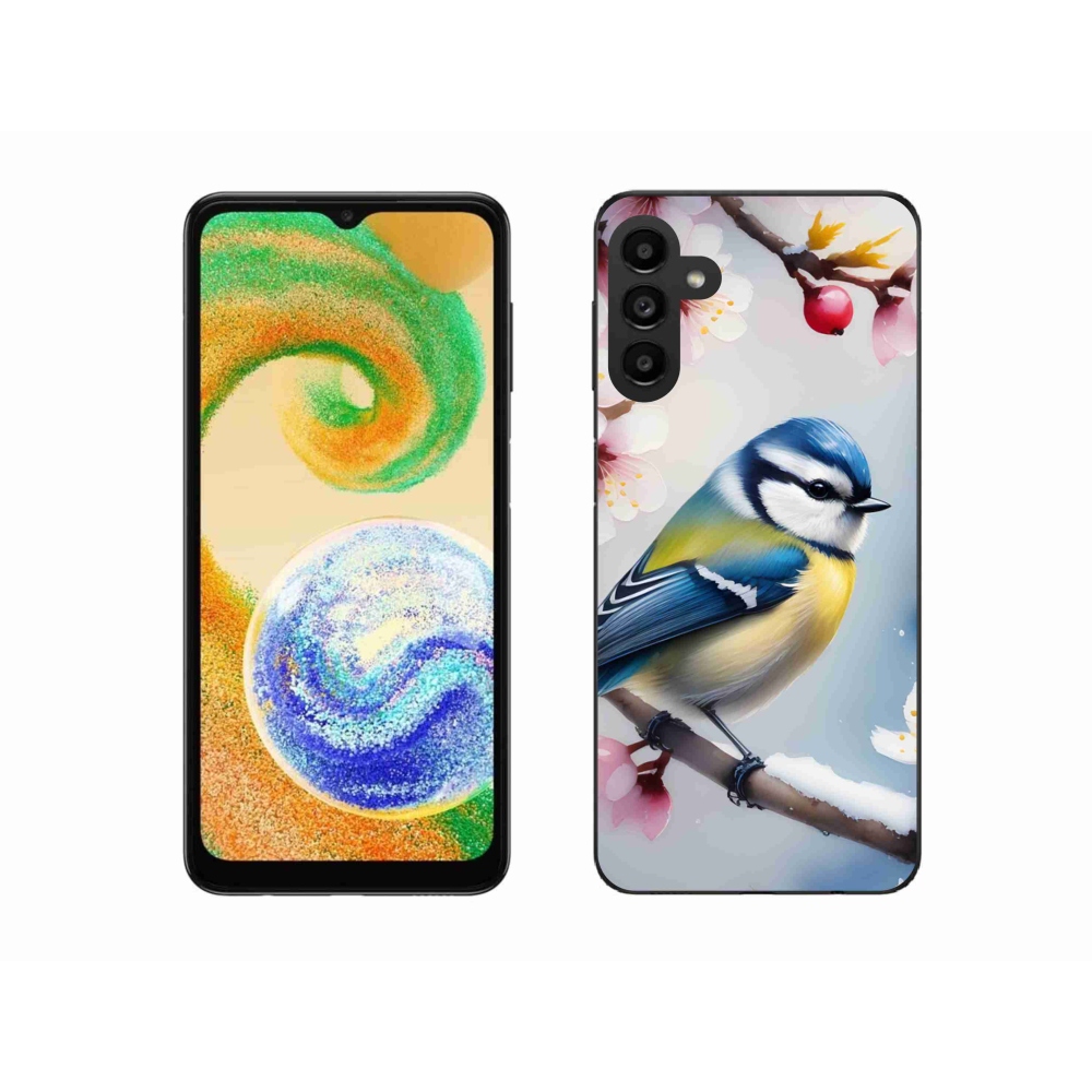 Gélový kryt mmCase na Samsung Galaxy A04s - sýkorka