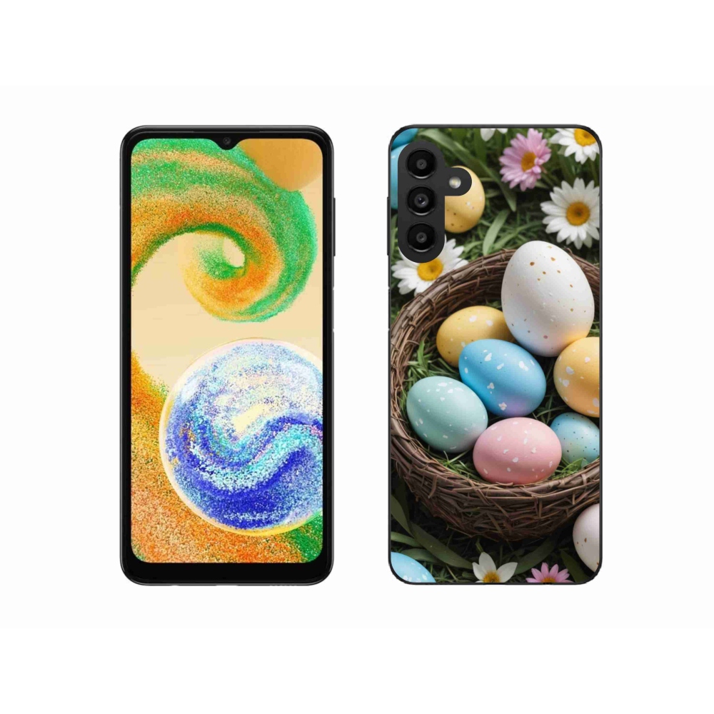 Gélový kryt mmCase na Samsung Galaxy A04s - veľkonočné vajíčka 2