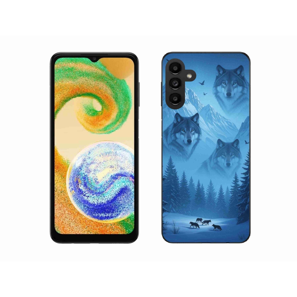 Gélový kryt mmCase na Samsung Galaxy A04s - vlčia svorka