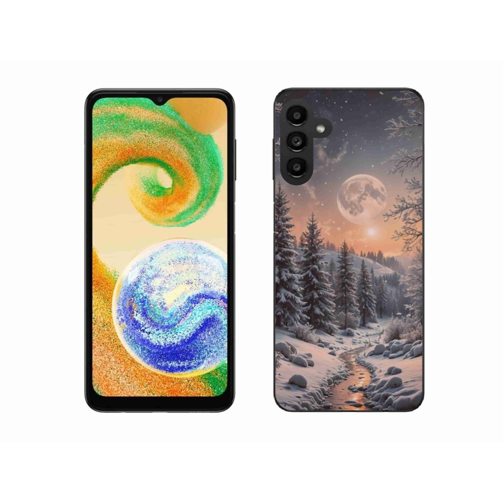 Gélový kryt mmCase na Samsung Galaxy A04s - zimná krajina 2