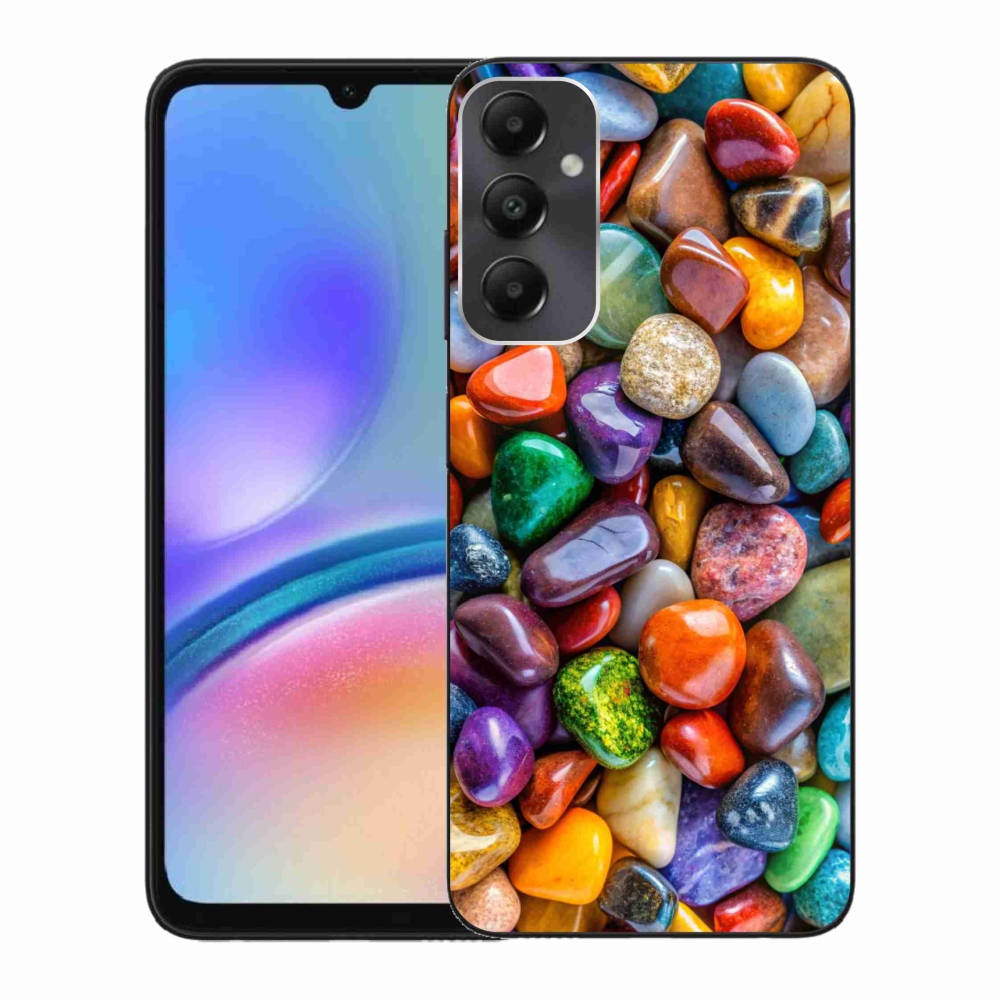 Gélový kryt mmCase na Samsung Galaxy A05s - farebné kamienky