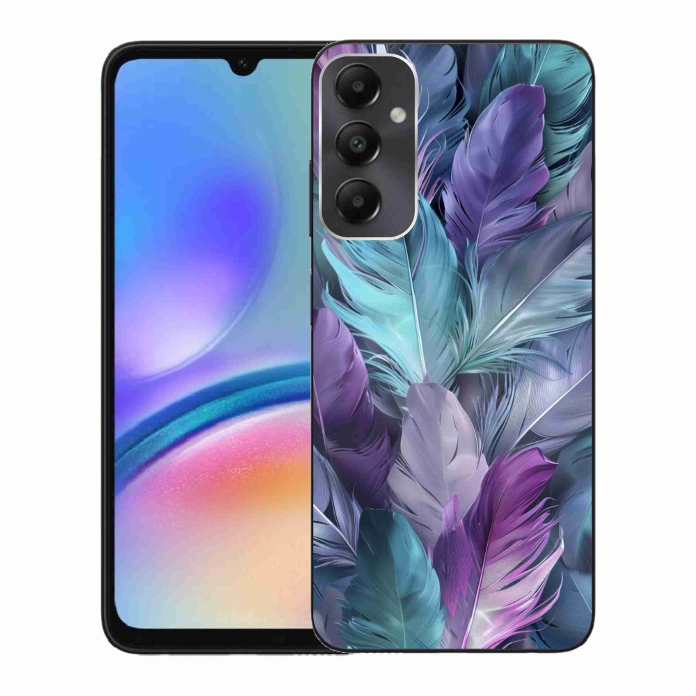 Gélový kryt mmCase na Samsung Galaxy A05s - farebné perie 2