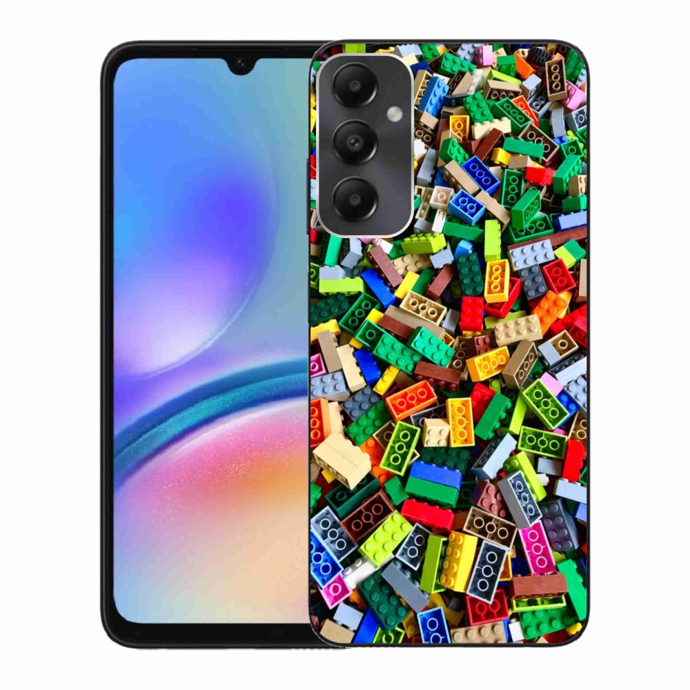 Gélový kryt mmCase na Samsung Galaxy A05s - farebné stavebné kocky