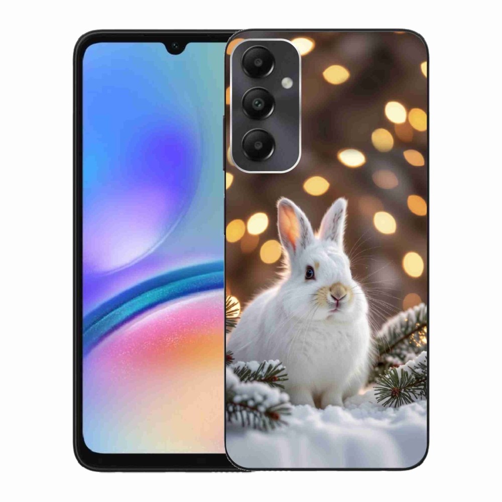 Gélový kryt mmCase na Samsung Galaxy A05s - biely zajac