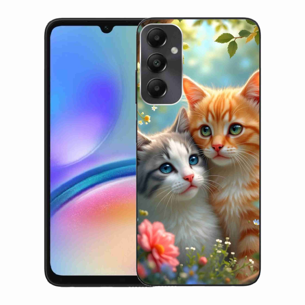 Gélový kryt mmCase na Samsung Galaxy A05s - mačacia láska 2