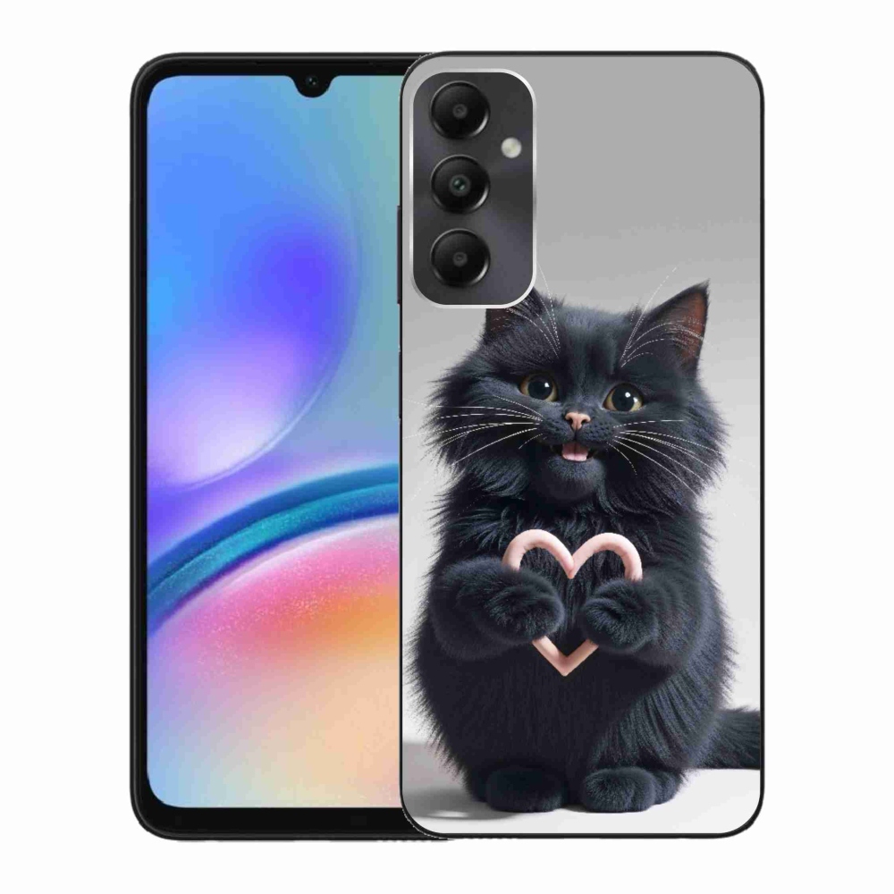 Gélový kryt mmCase na Samsung Galaxy A05s - mačacia láska 3