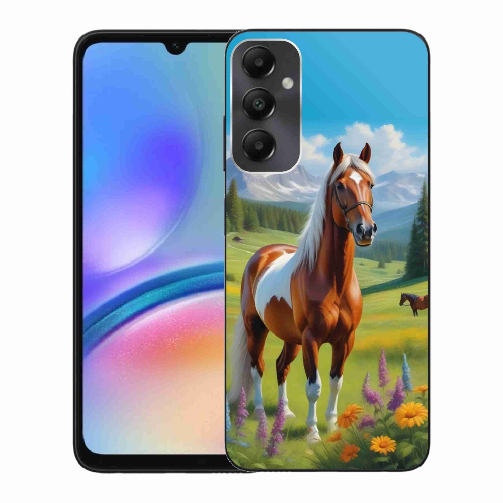 Gélový kryt mmCase na Samsung Galaxy A05s - kôň na lúke