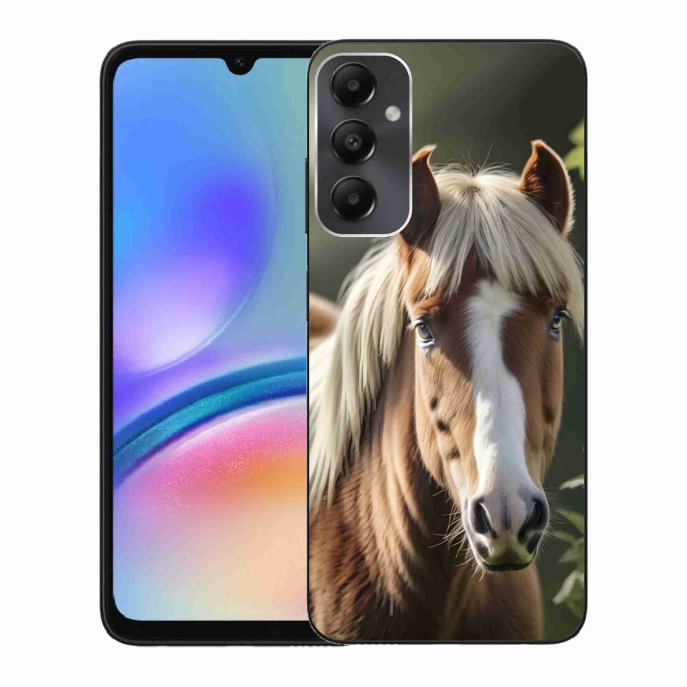 Gélový kryt mmCase na Samsung Galaxy A05s - kôň so svetlou hrivou