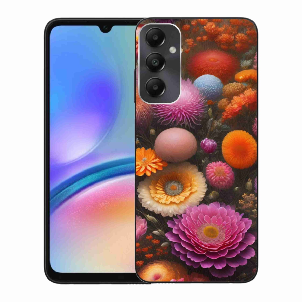 Gélový kryt mmCase na Samsung Galaxy A05s - kvetinová kompozícia