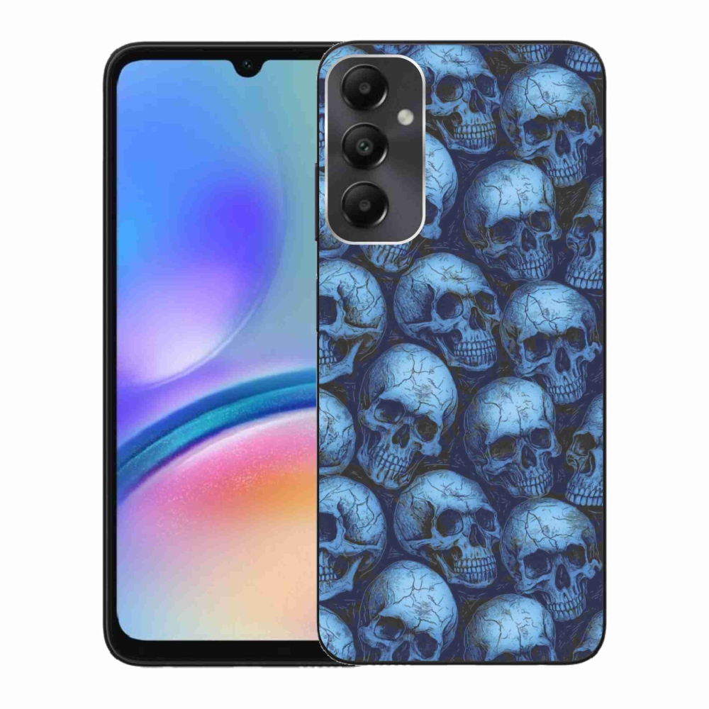 Gélový kryt mmCase na Samsung Galaxy A05s - lebky