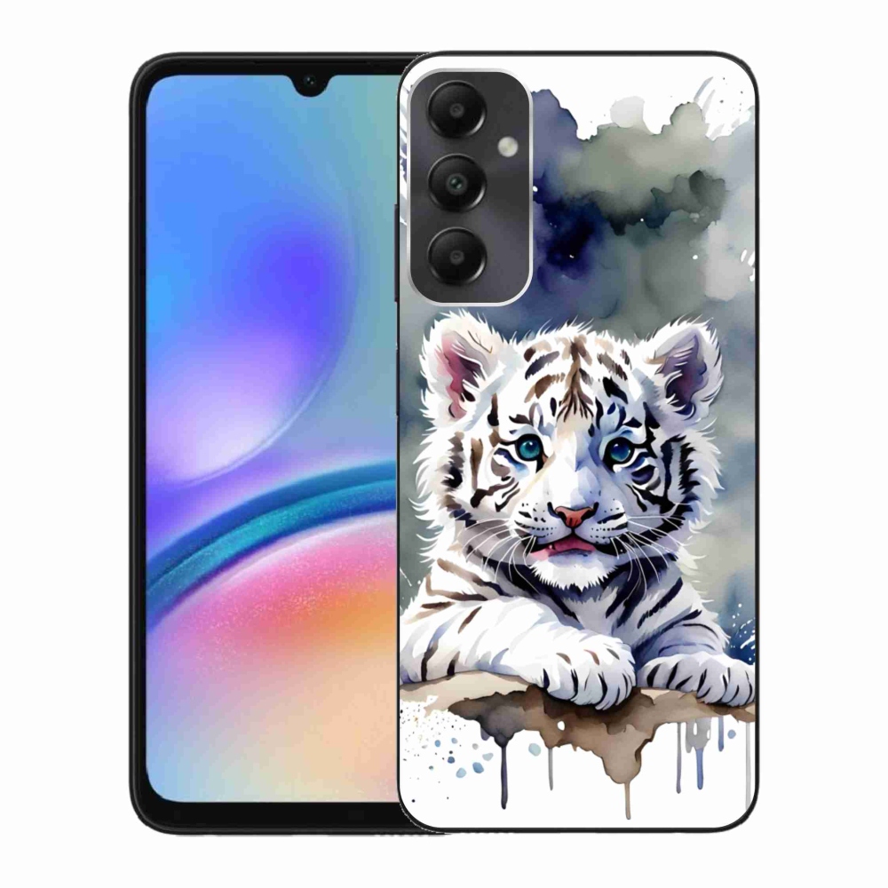 Gélový kryt mmCase na Samsung Galaxy A05s - mláďa bieleho tigra