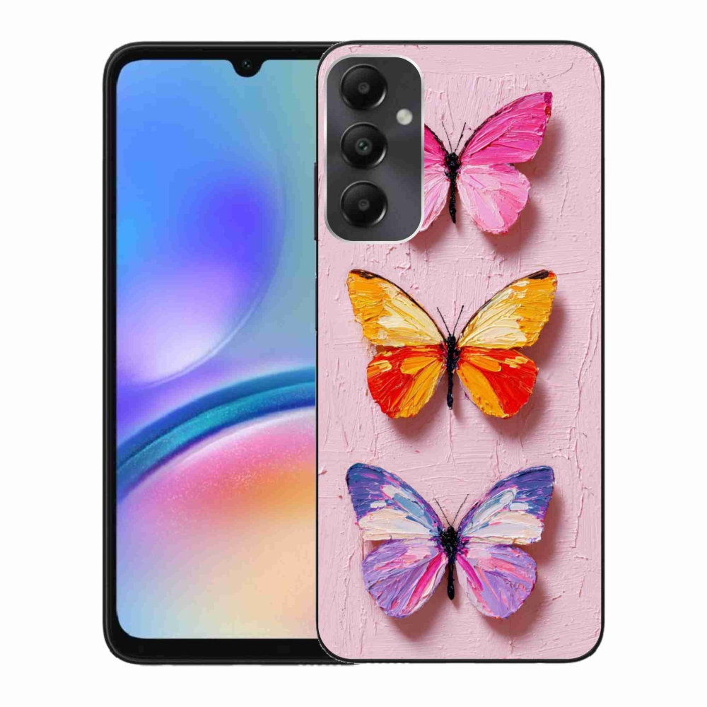 Gélový kryt mmCase na Samsung Galaxy A05s - motýlia trojica