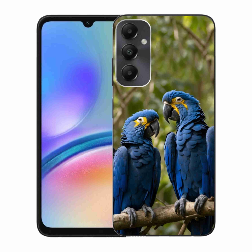 Gélový kryt mmCase na Samsung Galaxy A05s - papagájové duo