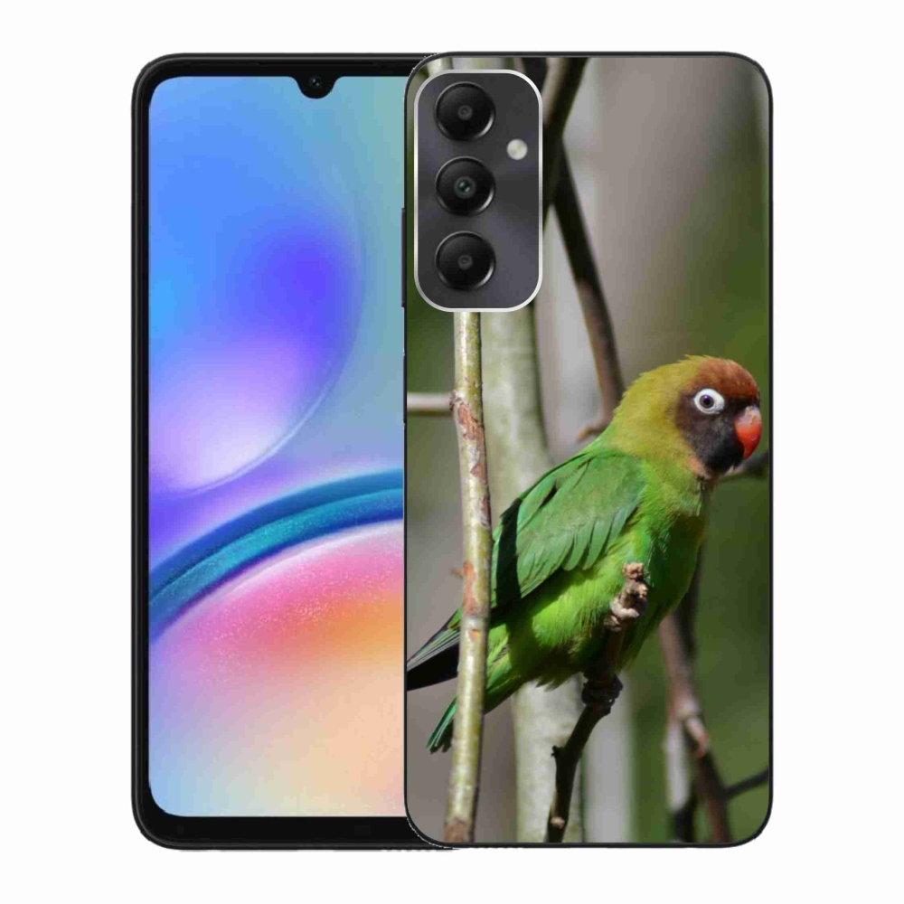 Gélový kryt mmCase na Samsung Galaxy A05s - papagáj agapornis