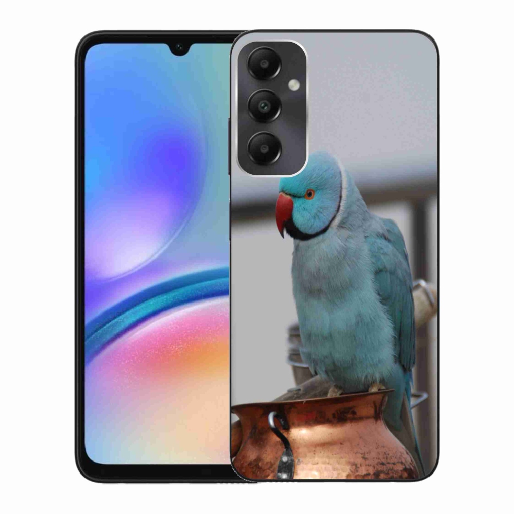 Gélový kryt mmCase na Samsung Galaxy A05s - papagáj alexander modrý