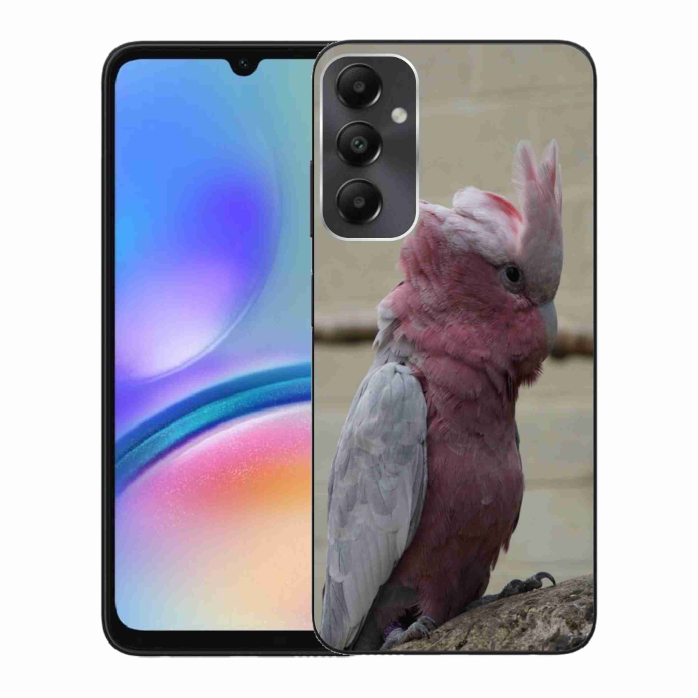 Gélový kryt mmCase na Samsung Galaxy A05s - papagáj kakadu ružový