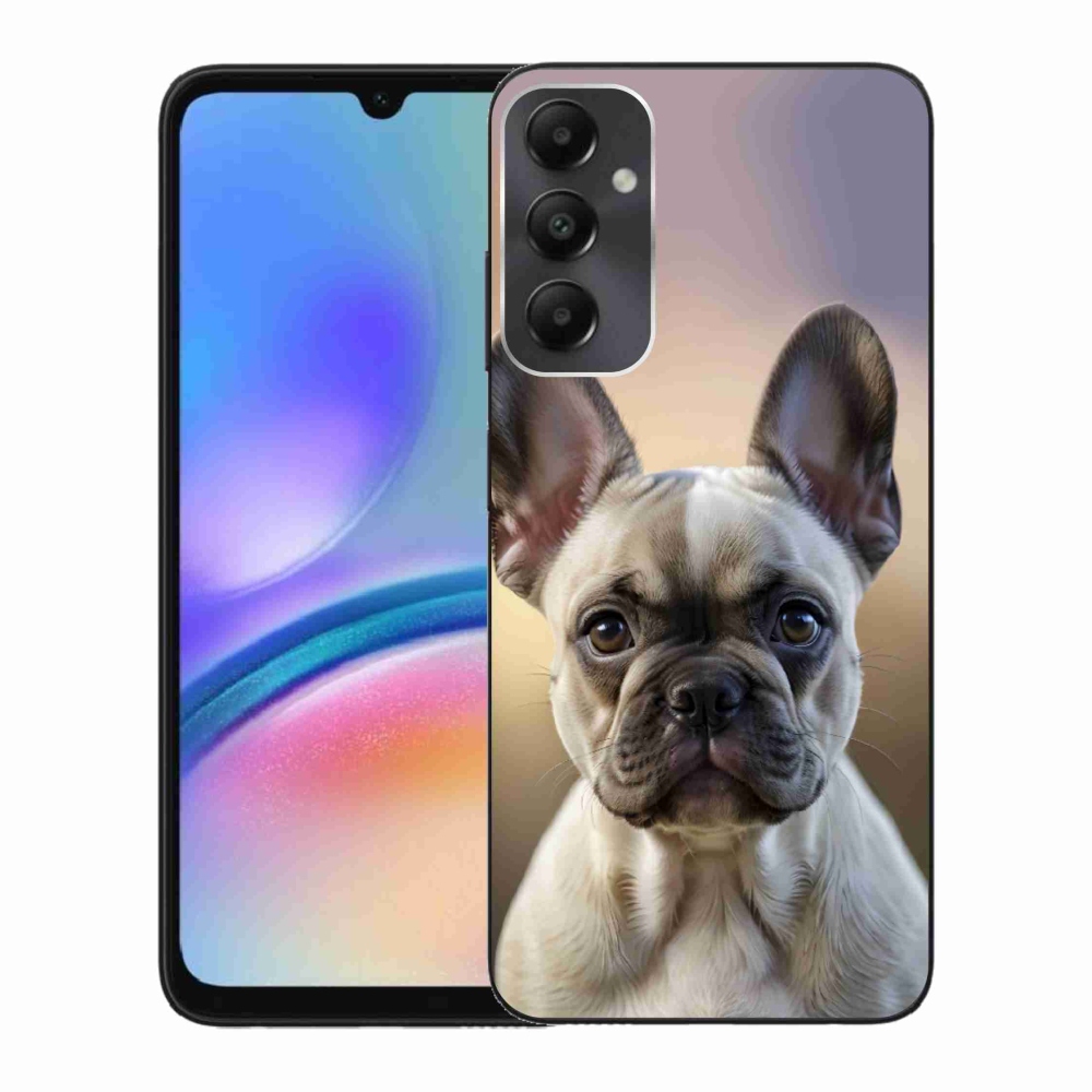 Gélový kryt mmCase na Samsung Galaxy A05s - roztomilý francúzsky buldoček