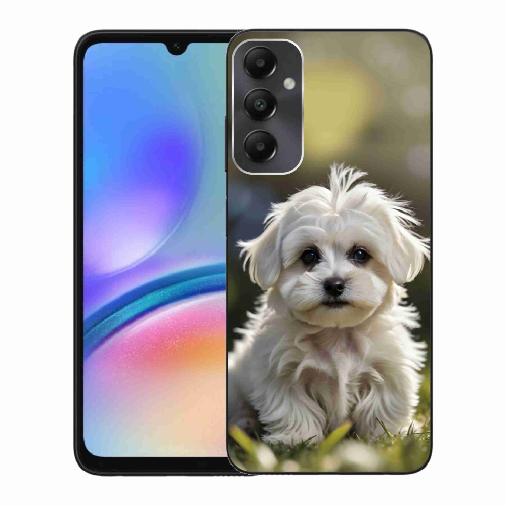 Gélový kryt mmCase na Samsung Galaxy A05s - roztomilý maltézsky psík