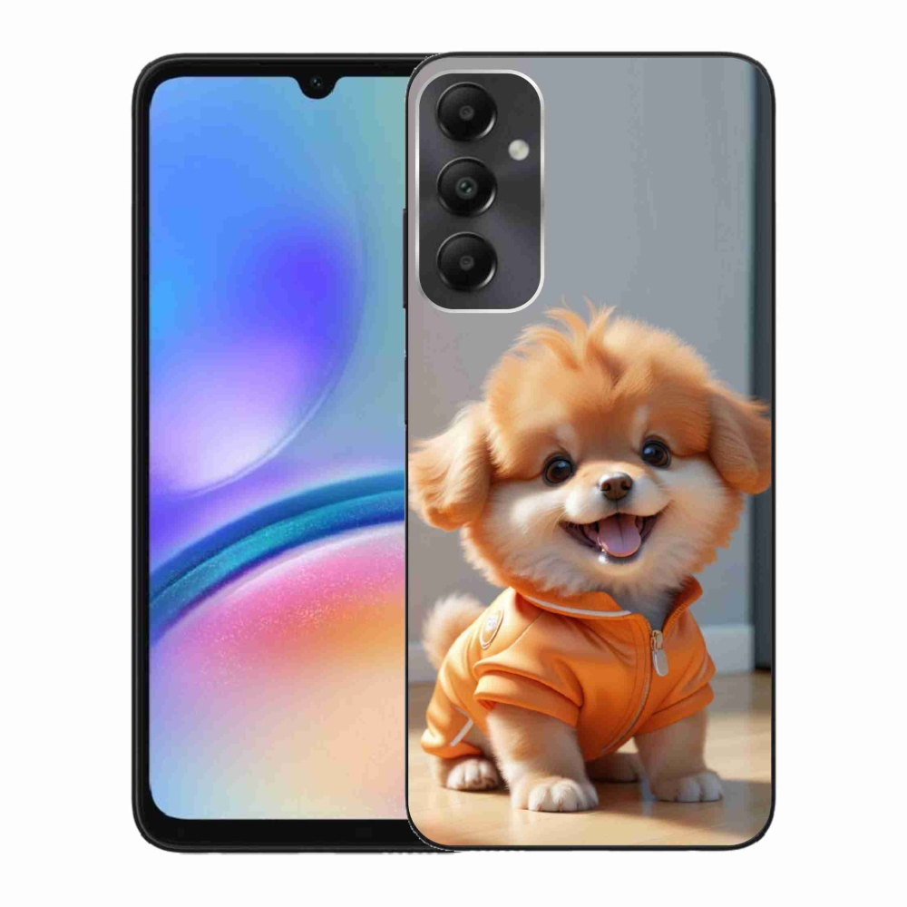 Gélový kryt mmCase na Samsung Galaxy A05s - roztomilý pomeranian v mikine