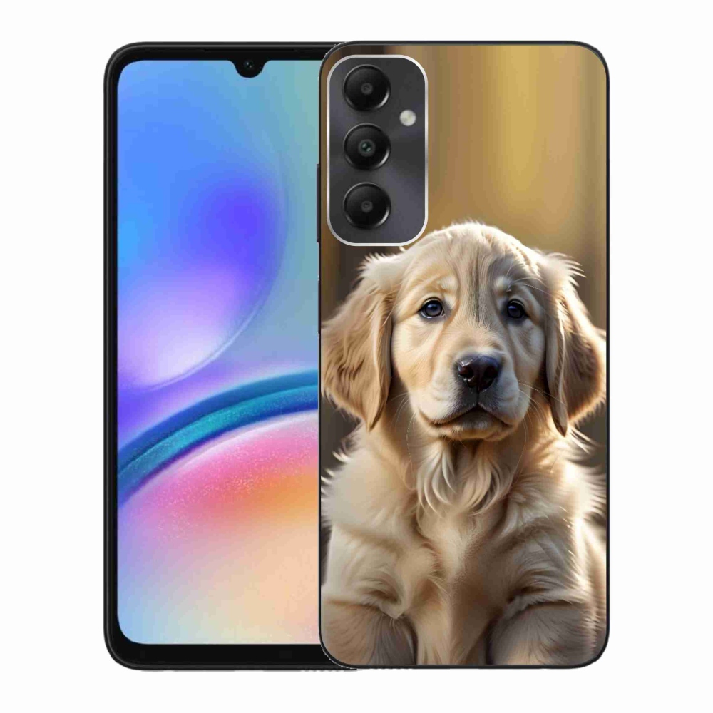 Gélový kryt mmCase na Samsung Galaxy A05s - roztomilý zlatý retriever