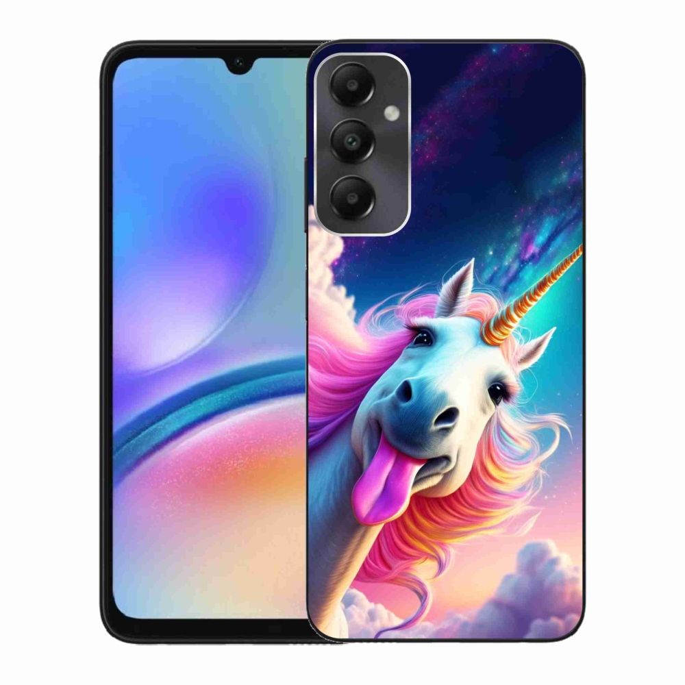 Gélový kryt mmCase na Samsung Galaxy A05s - šialený jednorožec