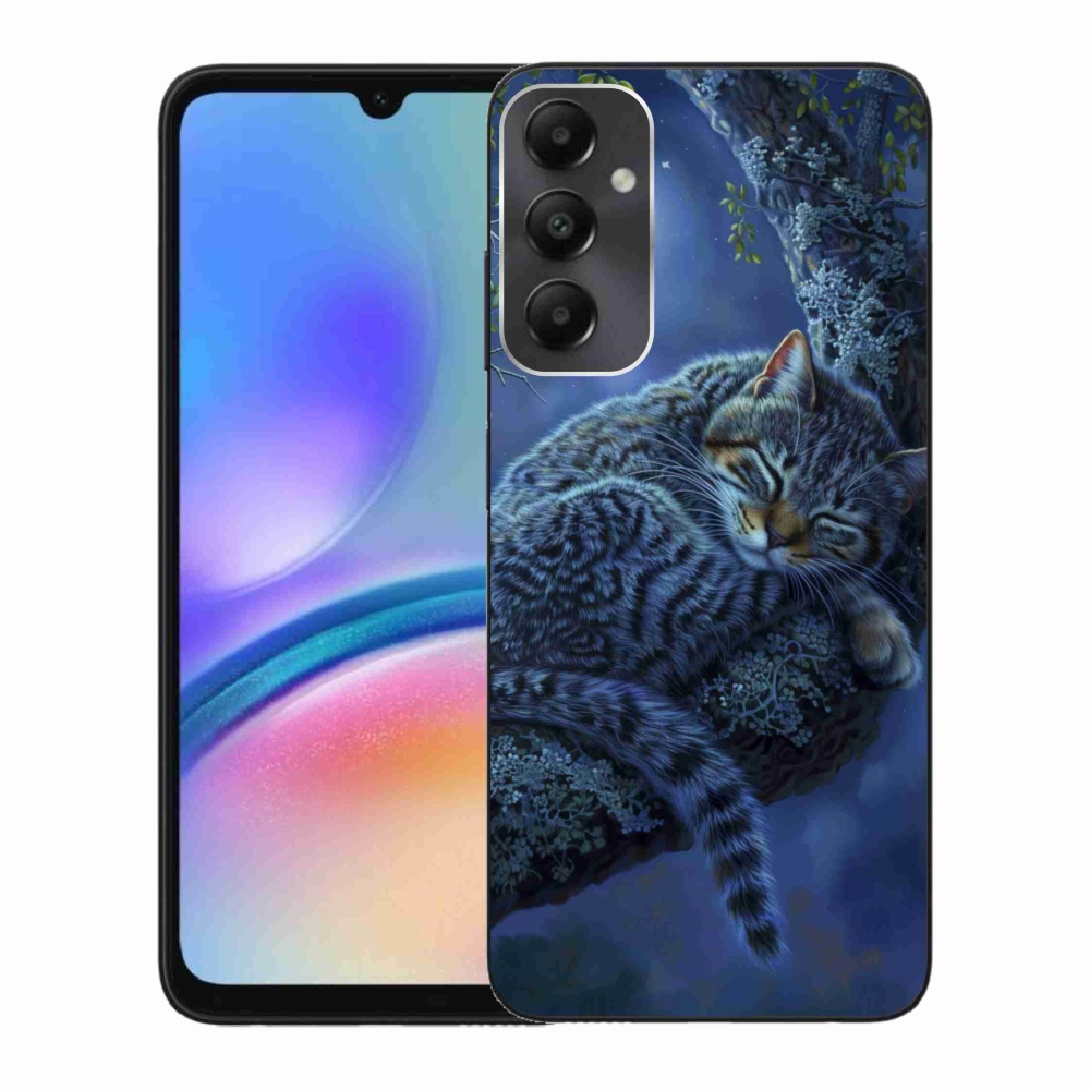 Gélový kryt mmCase na Samsung Galaxy A05s - spiaca mačka