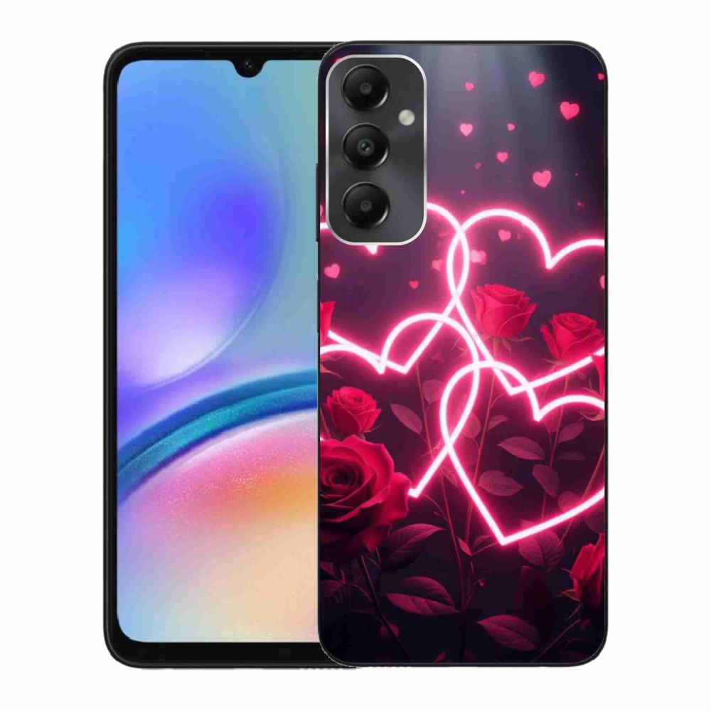 Gélový kryt mmCase na Samsung Galaxy A05s - srdce lásky