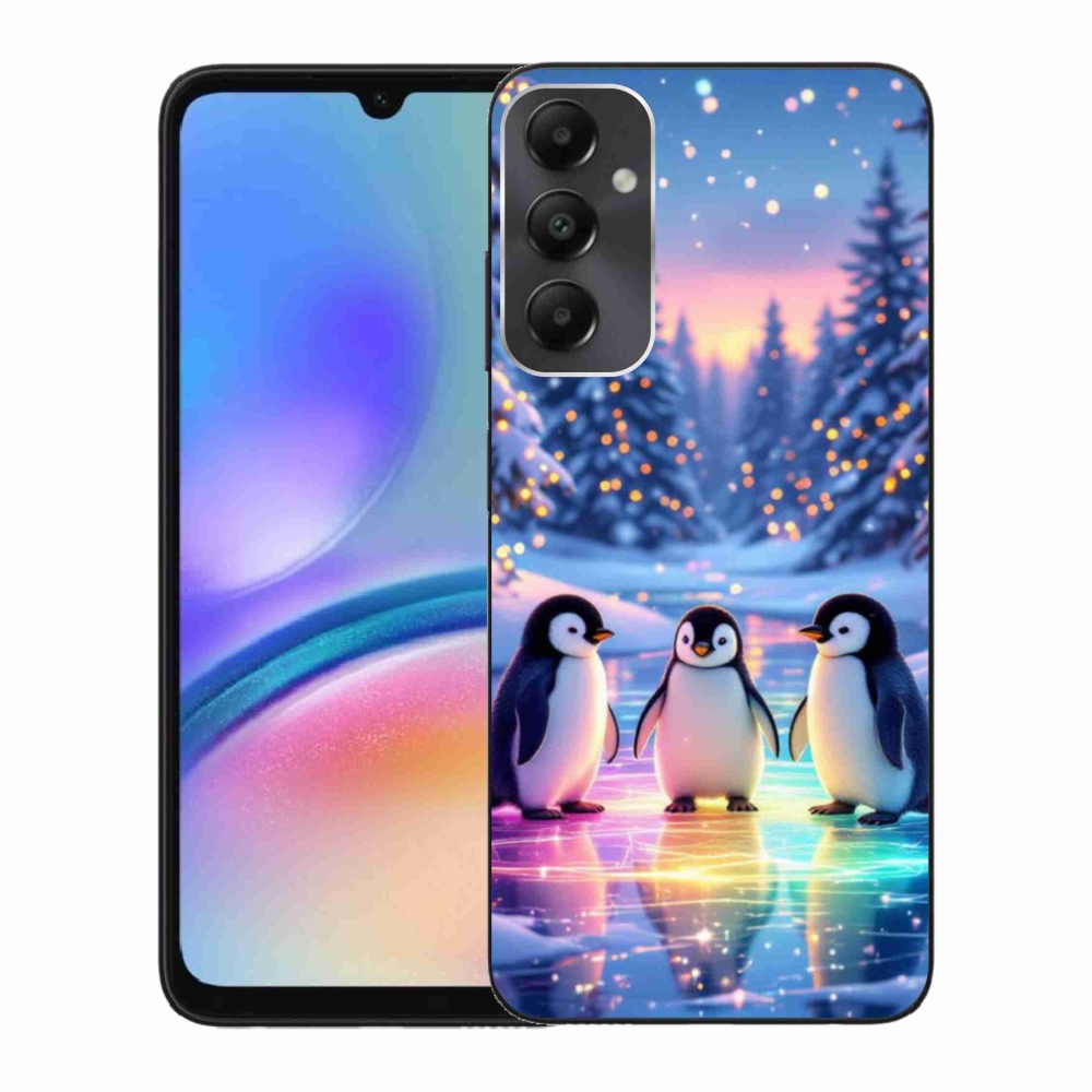 Gélový kryt mmCase na Samsung Galaxy A05s - tučniaky