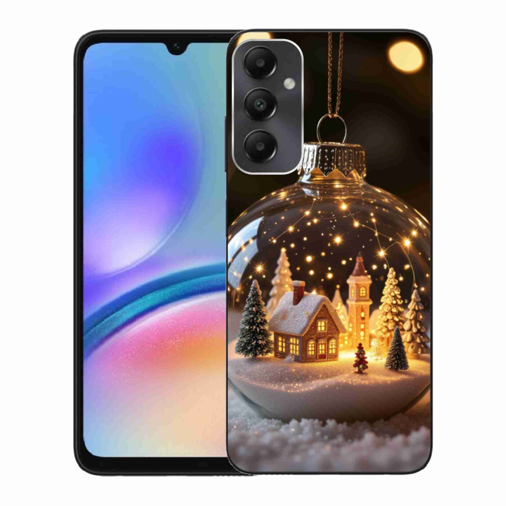 Gélový kryt mmCase na Samsung Galaxy A05s - vianočné gule 3