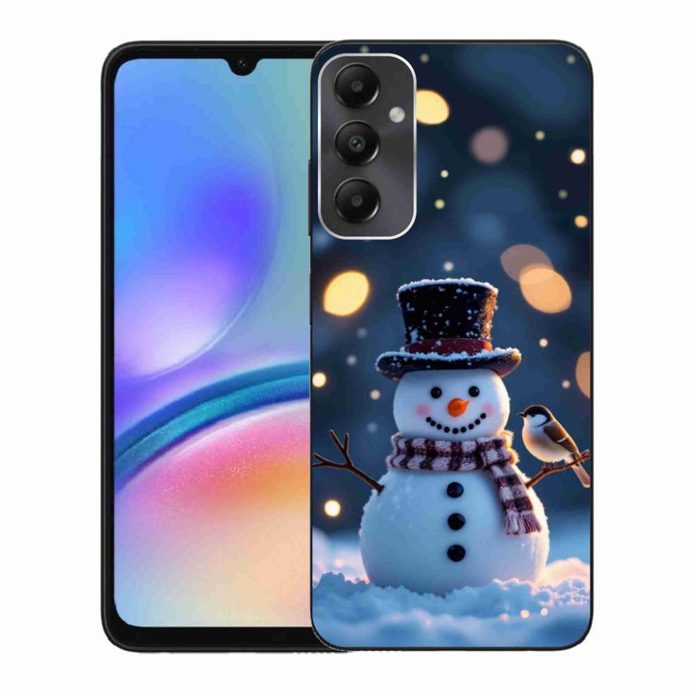 Gélový kryt mmCase na Samsung Galaxy A05s - vianočný snehuliak