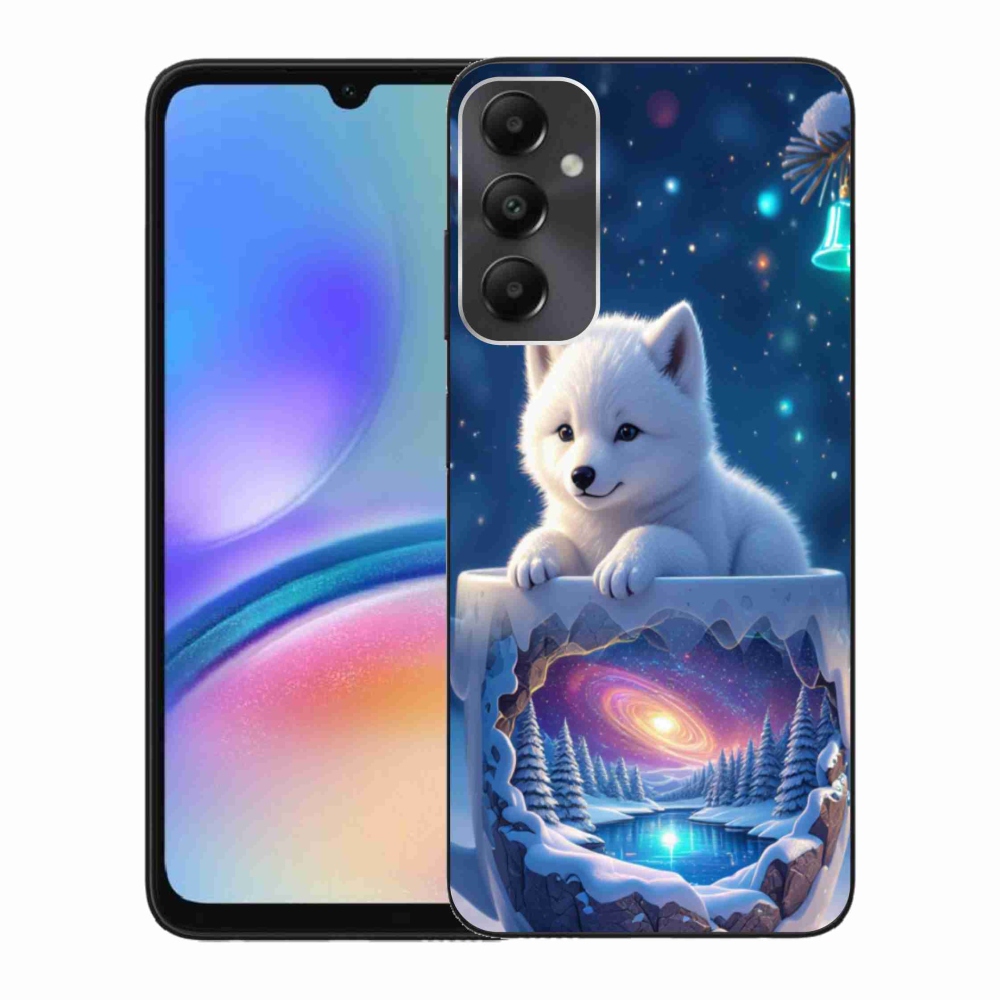 Gélový kryt mmCase na Samsung Galaxy A05s - vianočné šteňa