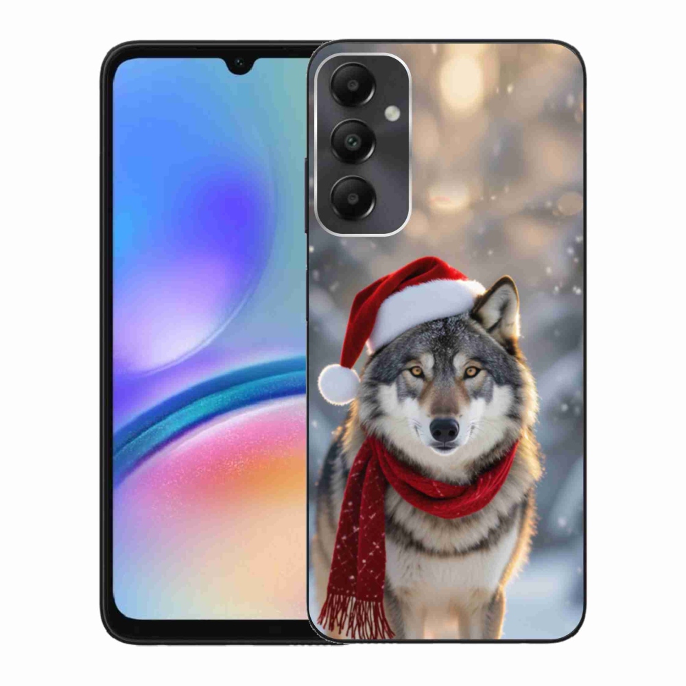 Gélový kryt mmCase na Samsung Galaxy A05s - vianočný vlk