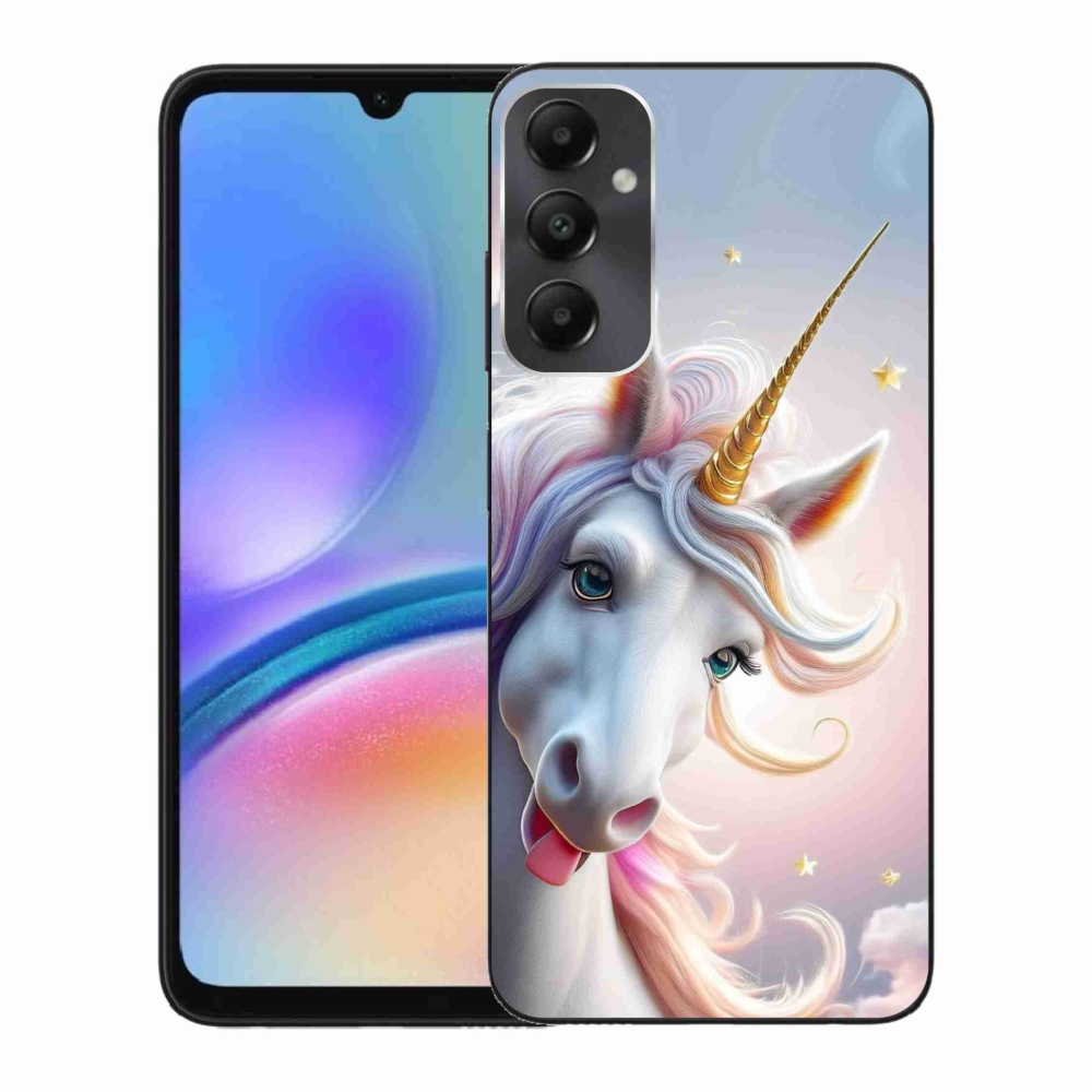 Gélový kryt mmCase na Samsung Galaxy A05s - veselý jednorožec