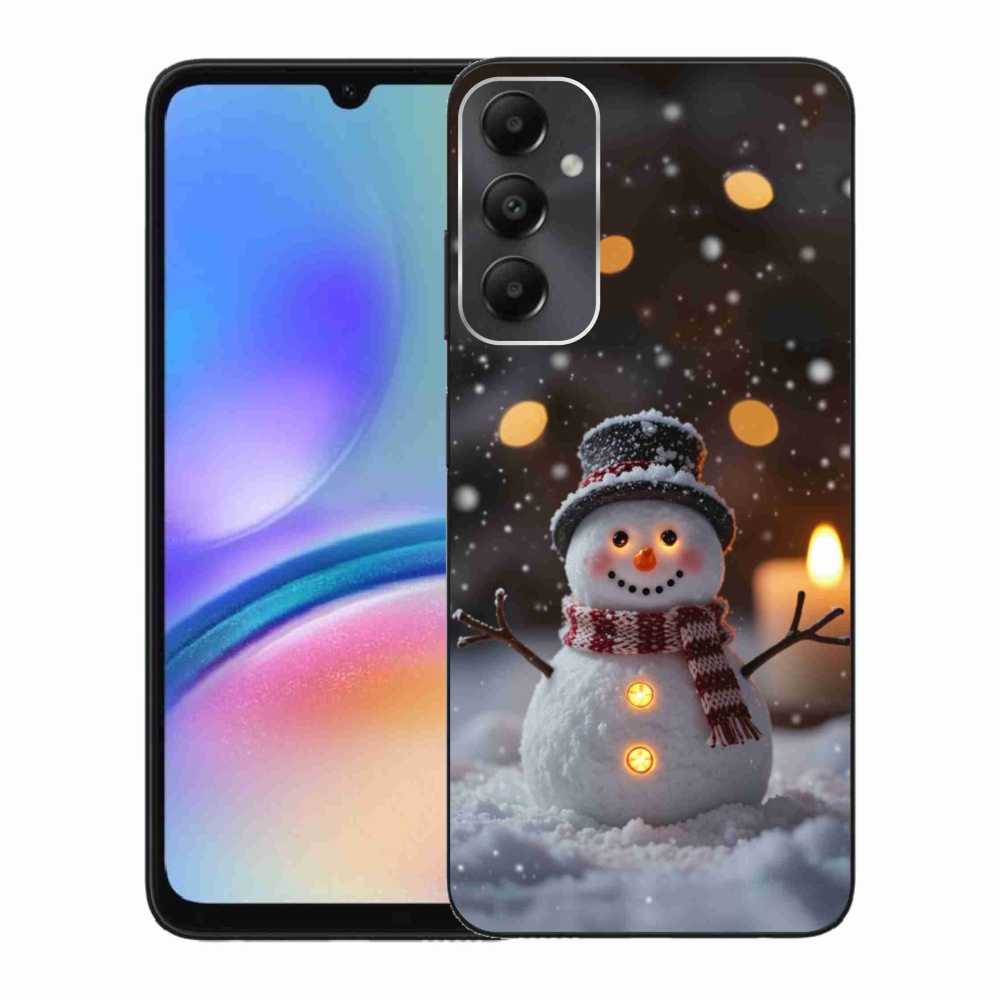 Gélový kryt mmCase na Samsung Galaxy A05s - veselý snehuliak